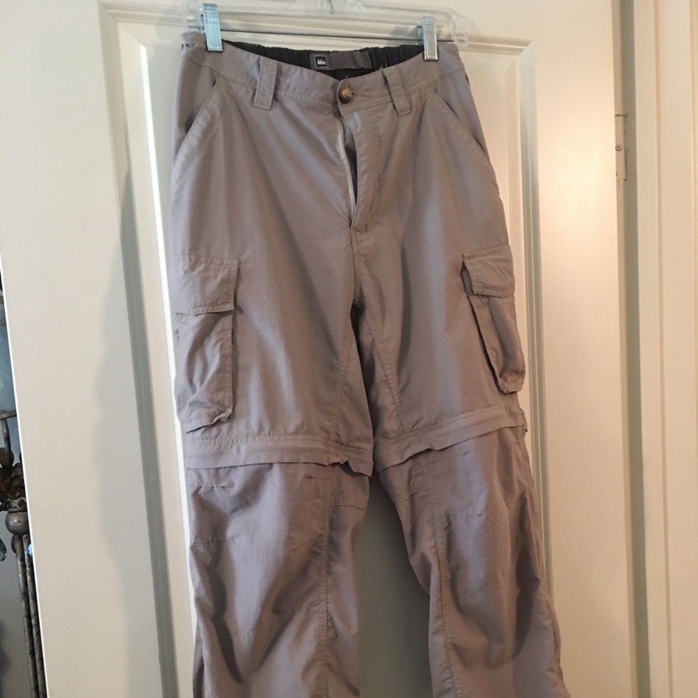 REI Convertible Hiking Pants Medium - 28L